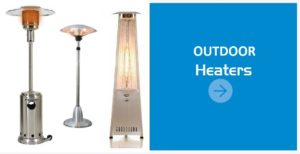 Patio / outdoor gas heaters rental